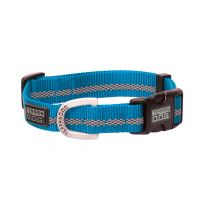 Terrain D.O.G. Reflective Snap-N-Go Adjustable Dog Collar, 07091-50-02, Blue, Medium