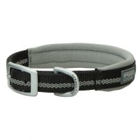 Terrain D.O.G. Reflective Neoprene Lined Dog Collar, 07007-12-17-00, Black, 3/4 IN x 17 IN