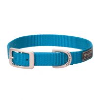 Terrain D.O.G. Nylon Single-Ply Dog Collar, 07-0930-S2-13, Blue, 5/8 IN x 13 IN