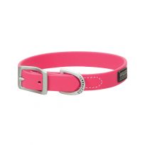 Terrain D.O.G. Brahma Webb Dog Collar, 07030-12-13-22, Hot Pink, 3/4 IN x 13 IN