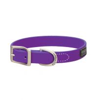 Terrain D.O.G. Brahma Webb Dog Collar, 07030-12-15-05, Purple, 3/4 IN x 15 IN