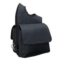 Weaver Equine Nylon Pommel Bag, 15-0190-BK, Black