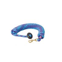 Weaver Equine Rounded Cotton Lunge Line, 35-1915-L4, Blue / Purple / Hurricane Blue, 3/4 IN x 25 FT