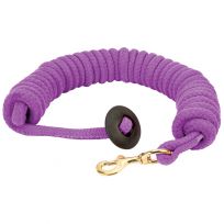 Weaver Equine Rounded Cotton Lunge Line, 35-1916-PU, Purple Jazz, 3/4 IN x 25 FT