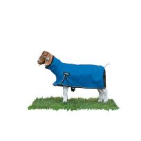 Weaver Livestock ProCool Goat Blanket with Reflective Piping, 35-3560-B6, Blue, Large