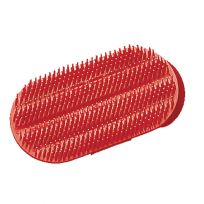 Weaver Equine Poly Curry Comb, 65-2225-RD, Red