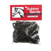 Weaver Equine Rubber Bands, 500-Pack, 65-2241-BK, Black