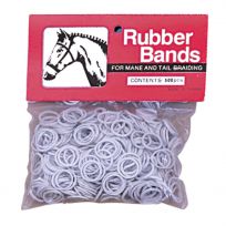 Weaver Equine Rubber Bands, 500-Pack, 65-2241-WH, White
