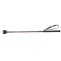 Weaver Equine Riding Bat with PVC Handle, 65-5116-W1, Pink / Black, 24 IN