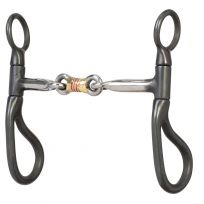 Weaver Equine All Purpose Bit, Three-Piece Snaffle Mouth with Copper Inlay, CA-2940