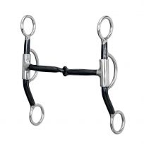 Weaver Equine All Purpose Bit, Sweet Iron Snaffle Mouth with Copper Inlay, CA-4320, 5 IN