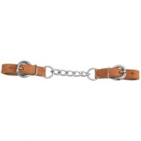 Weaver Equine Harness Leather Heavy-Duty Single Link Chain Curb Strap, 30-1345, Russet, Average