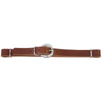 Weaver Equine Straight Leather Curb Strap, 30-1392, Brown, Average