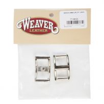 Weaver Equine Bagged #Z210 Conway Buckles, Nickel Plated, 77-0031, Nickel Plated, 5/8 IN