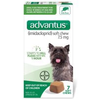 Advantus Flea Soft Chews for Small Dogs 4-22 LB, 9454386