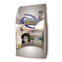 Nutri Source Chicken and Rice Formula Dry Senior Dog Food, 3265030, 5 LB Bag