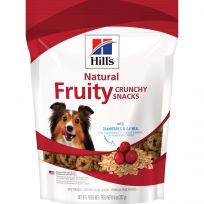 Hill's Science Diet Natural Fruity Crunchy Snacks With Cranberries & Oatmeal Dog Treats, 10564, 8 OZ Bag