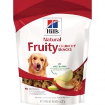 Hill's Science Diet Natural Fruity Crunchy Snacks With Apples & Oatmeal Dog Treats, 10565, 8 OZ Bag