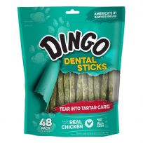 Dingo Dental Sticks for Tartar Control 48-pack, P-45020, 15.2 OZ