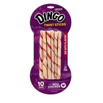 Dingo Twist Sticks 10-Pack, P-45021, 1.7 OZ