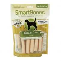 Smartbones Functional Sticks- Skin & Coat 16-Pack, SBFC-02030, 7.9 OZ