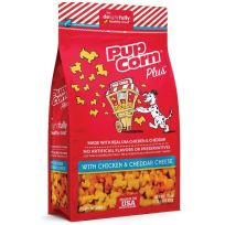 Pupcorn Plus Chicken And Cheddar Cheese Flavored Dog Treats, 20881, 1 LB
