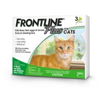 Frontline Plus Flea and Tick Treatment for Cats All Sizes, 00714