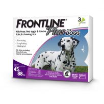 Frontline Plus Flea and Tick Treatment for Large Dogs 45 - 88 LB, 00712