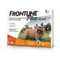 Frontline Plus Flea and Tick Treatment for Small Dogs 5 - 22 LB, 00710