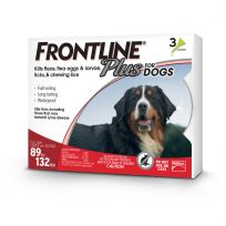 Frontline Plus Flea and Tick Treatment for X-Large Dogs  89 - 132 LB, 00713