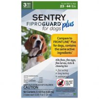 Sentry FiproGuard Plus Dog Flea & Tick Squeeze-On  for 23 - 44 LB Dogs, 03425