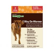 Sentry 7 Way Broad De-Wormer for Medium & Large Dogs Over 25 LB, 03976