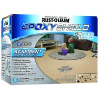 RUST-OLEUM Epoxy Basement Floor Tan, 120 OZ, 203008, Tan Satin