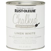 RUST-OLEUM Chalked Ultra Matte Paint, 285140, Linen Paint, 30 OZ