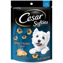 Cesar Softies Grilled Chicken Flavor Dog Treats, 10148793, 6.7 OZ Bag