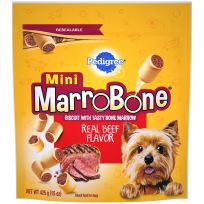 Pedigree Real Beef Flavor Mini Crunchy Dog Biscuit Treats, 10165367, 15 OZ Bag