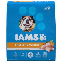 IAMS Adult Healthy Weight Control Dry Dog Food with Real Chicken, 10171508, 29.1 LB Bag