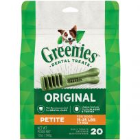 Greenies Original Natural Dental Care Dog Treats for Petite Dogs, 10197561, 12 OZ