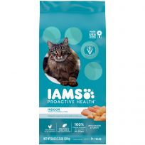 IAMS Adult Indoor Weight Control & Hairball Care Dry Cat Food with Chicken & Turkey, 10207081, 3.5 LB Bag