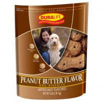 Duralife Peanut Butter Dog Biscuits, 182681-CS, 4 LB Bag
