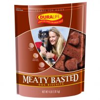 Duralife Meaty Basted Dog Biscuits, 182682-CS, 4 LB Bag
