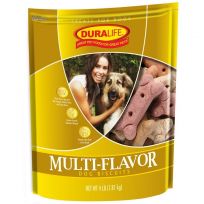 Duralife Muiti-Flavor Dog Biscuits, 182680-CS, 4 LB Bag