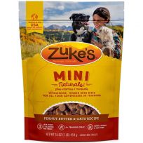 Zukes Mini Naturals Peanut Butter & Oats, 10556