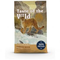 Taste Of The Wild Canyon River Feline Recipe with Troup & Smoked Salmon, 8611027, 5 LB Bag