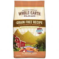 Whole Earth Farms Grain Free Recipe With Salmon & Whitefish, 8855804, 25 LB Bag