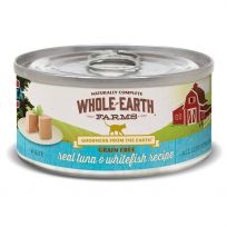 Whole Earth Farms Grain Free with Real Tuna & Whitefish, 8860082, 5 OZ Can