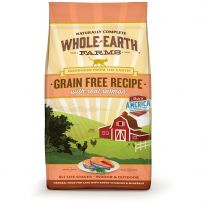 Whole Earth Farms Grain Free Recipe with Real Salmon, 8860181, 5 LB Bag