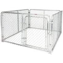 FenceMaster Silver Series Kennel, DKS16084, 6 FT x 8 FT x 4 FT