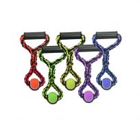 Multipet Nuts for Knots Rope Tug with Tennis Ball, 29514