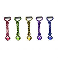 Multipet Nuts for Knots 2-Knot Rope Tug with Tennis Ball, 29524